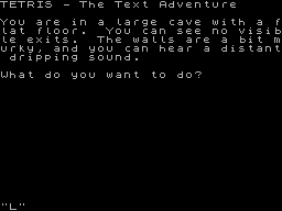 Tetris - The Text Adventure (1996)(CSSCGC)